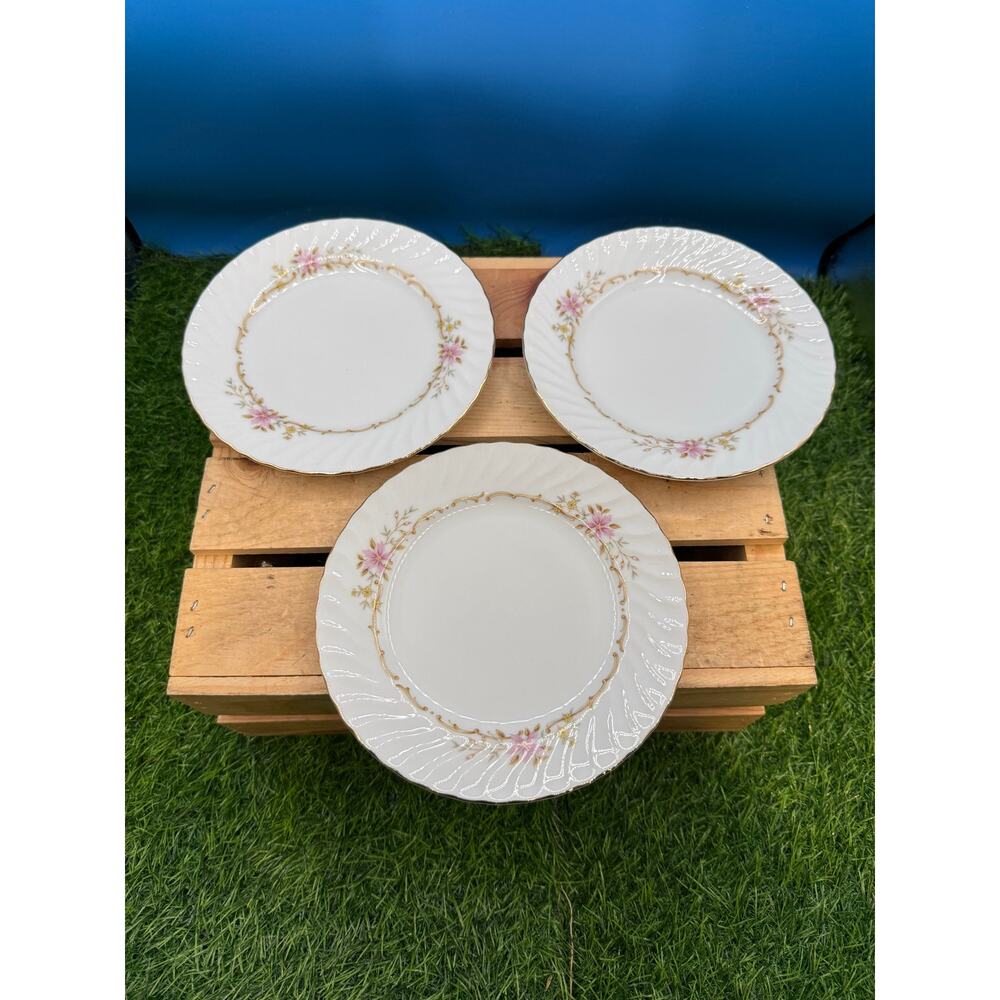 Set of 3 Mikasa Gaylord Bread & Butter Plates - (Pattern 511)